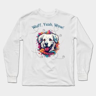 Woofy Adventure - Funny Dog Design Long Sleeve T-Shirt